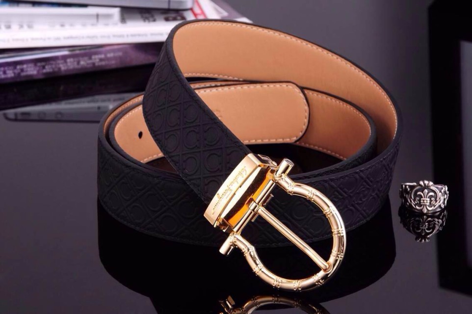 Super Perfect Quality Ferragamo Belts(100% Genuine Leather,steel Buckle)-293