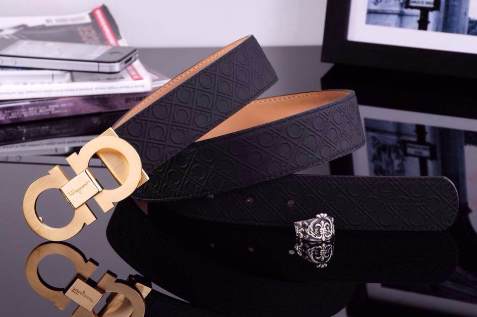 Super Perfect Quality Ferragamo Belts(100% Genuine Leather,steel Buckle)-297