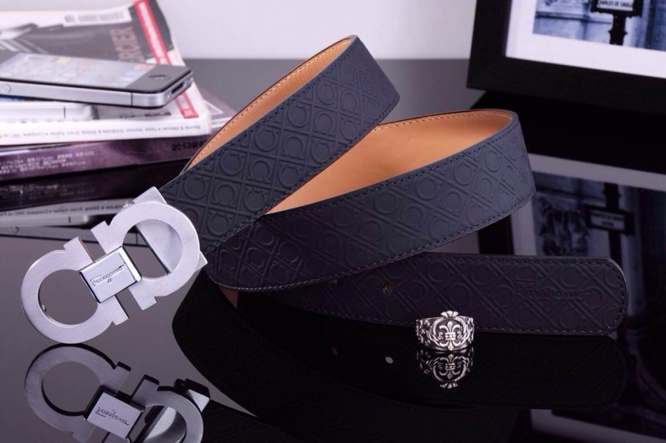Super Perfect Quality Ferragamo Belts(100% Genuine Leather,steel Buckle)-300
