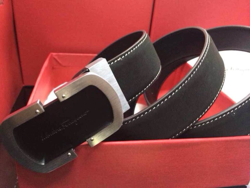 Super Perfect Quality Ferragamo Belts(100% Genuine Leather,steel Buckle)-303