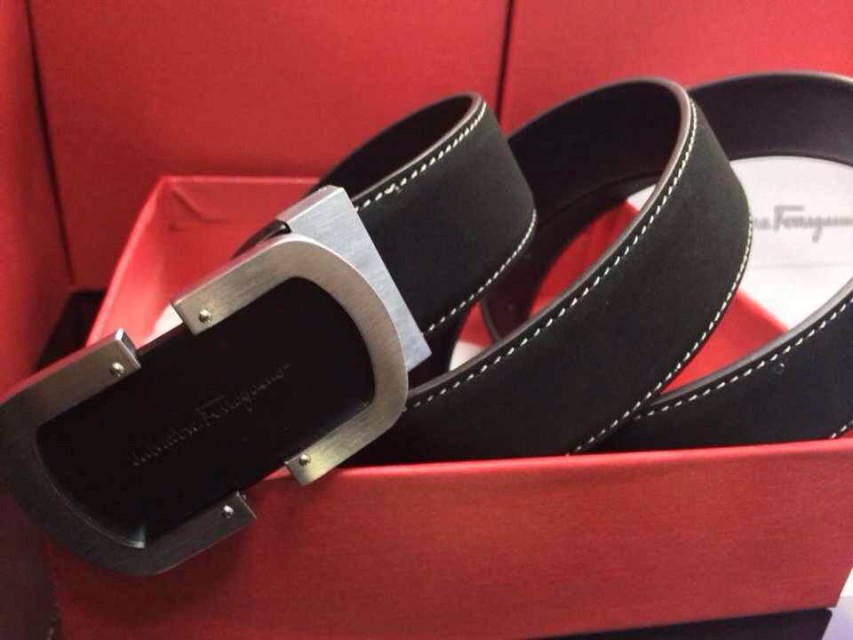Super Perfect Quality Ferragamo Belts(100% Genuine Leather,steel Buckle)-304