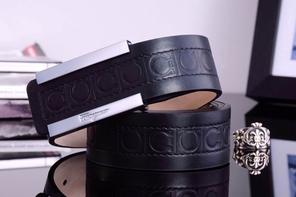 Super Perfect Quality Ferragamo Belts(100% Genuine Leather,steel Buckle)-321