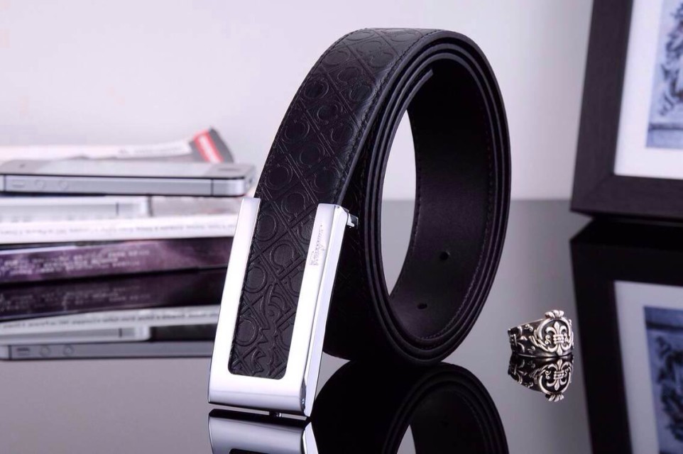 Super Perfect Quality Ferragamo Belts(100% Genuine Leather,steel Buckle)-329
