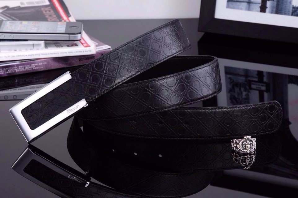 Super Perfect Quality Ferragamo Belts(100% Genuine Leather,steel Buckle)-330