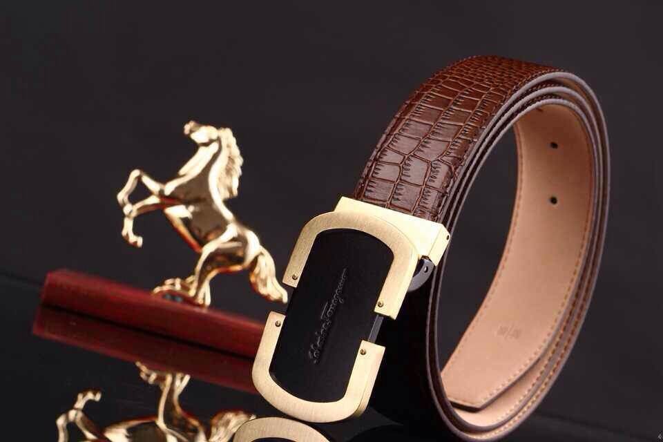 Super Perfect Quality Ferragamo Belts(100% Genuine Leather,steel Buckle)-341