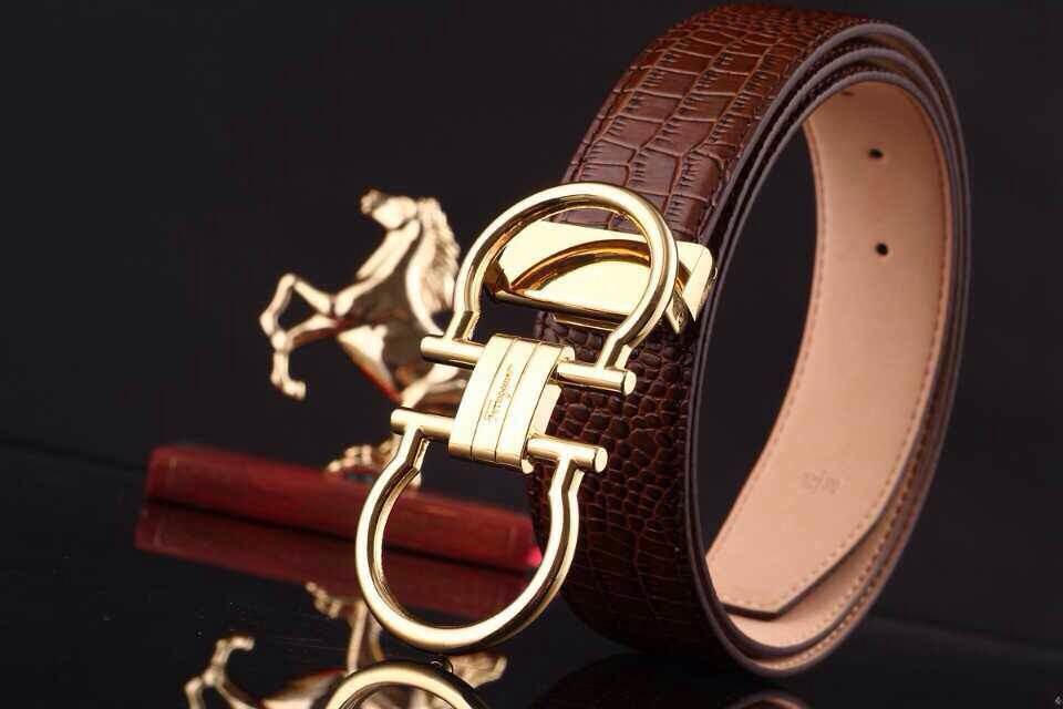Super Perfect Quality Ferragamo Belts(100% Genuine Leather,steel Buckle)-347