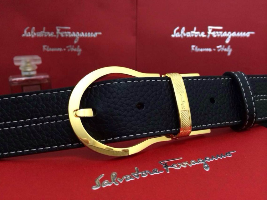 Super Perfect Quality Ferragamo Belts(100% Genuine Leather,steel Buckle)-376