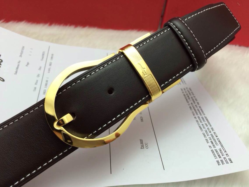 Super Perfect Quality Ferragamo Belts(100% Genuine Leather,steel Buckle)-383