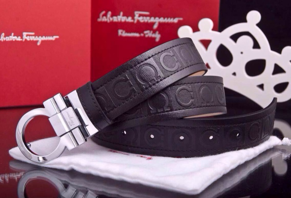 Super Perfect Quality Ferragamo Belts(100% Genuine Leather,steel Buckle)-402