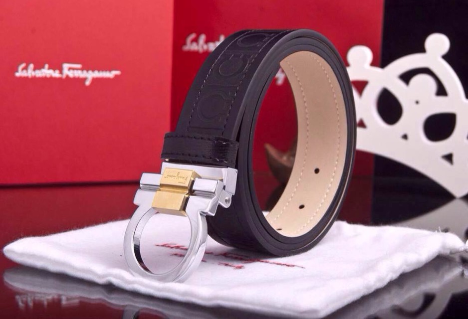 Super Perfect Quality Ferragamo Belts(100% Genuine Leather,steel Buckle)-407