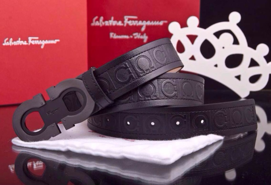 Super Perfect Quality Ferragamo Belts(100% Genuine Leather,steel Buckle)-411