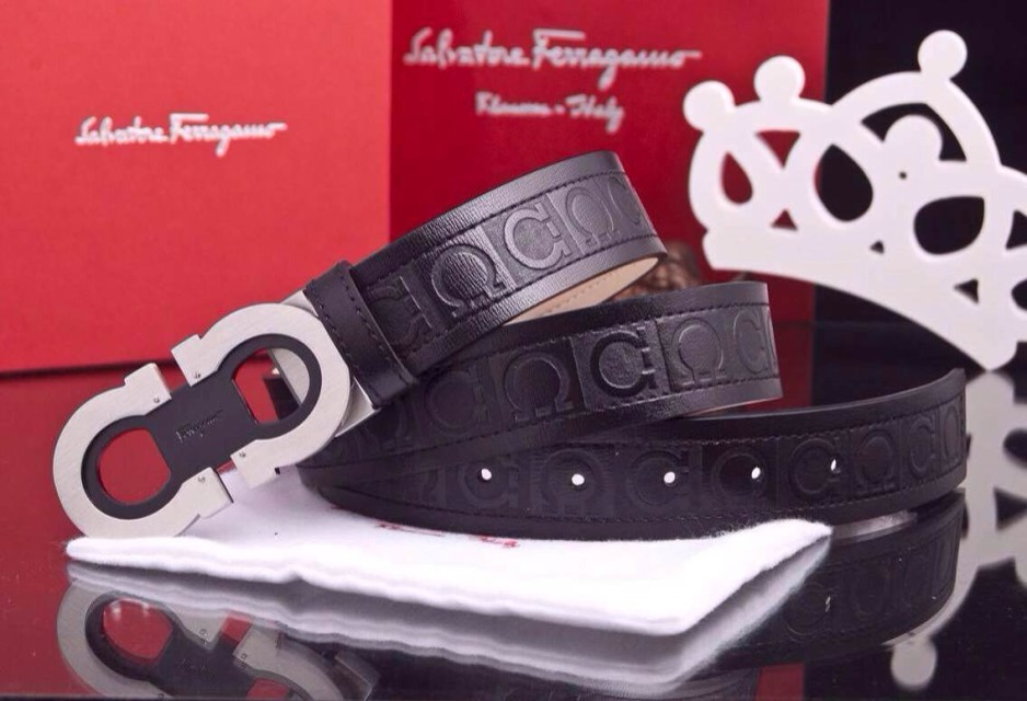 Super Perfect Quality Ferragamo Belts(100% Genuine Leather,steel Buckle)-414
