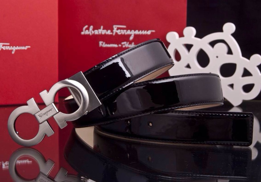 Super Perfect Quality Ferragamo Belts(100% Genuine Leather,steel Buckle)-437