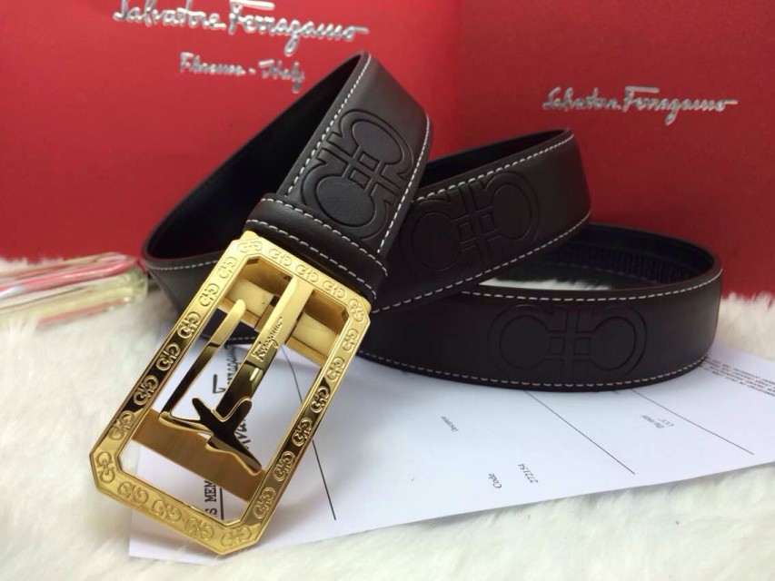 Super Perfect Quality Ferragamo Belts(100% Genuine Leather,steel Buckle)-442