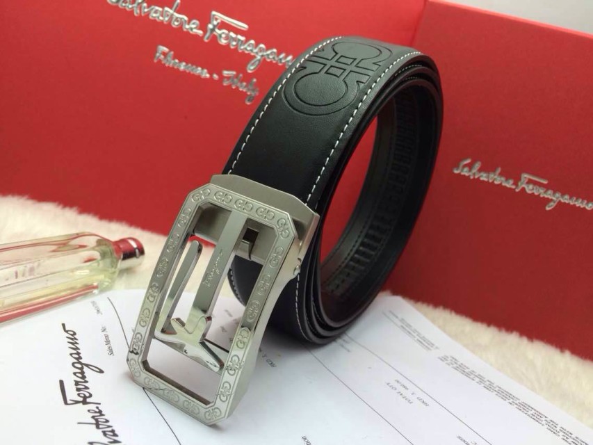 Super Perfect Quality Ferragamo Belts(100% Genuine Leather,steel Buckle)-444