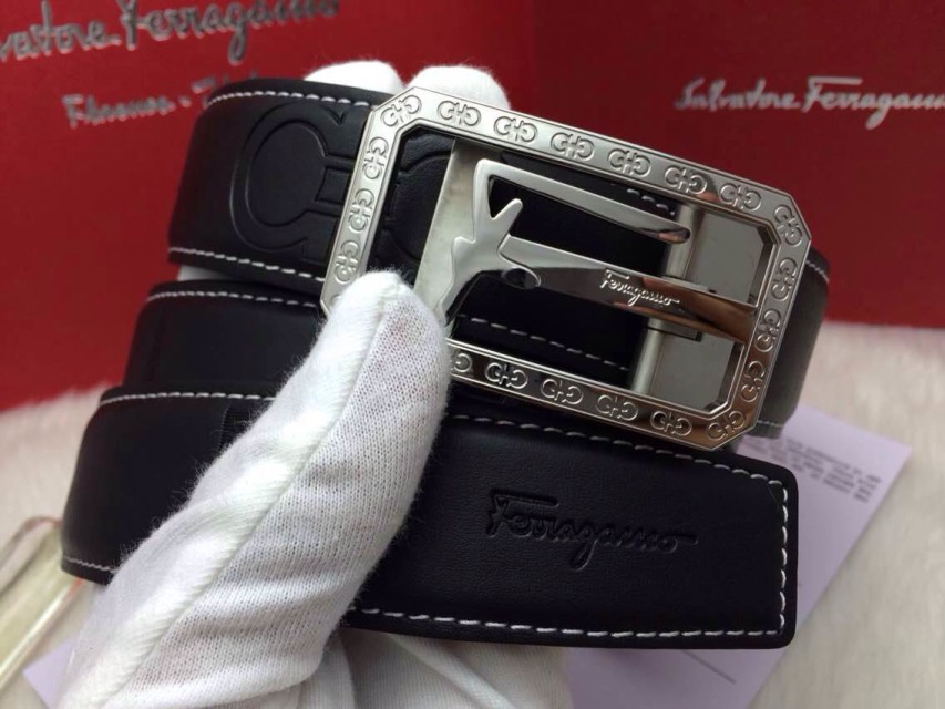 Super Perfect Quality Ferragamo Belts(100% Genuine Leather,steel Buckle)-446