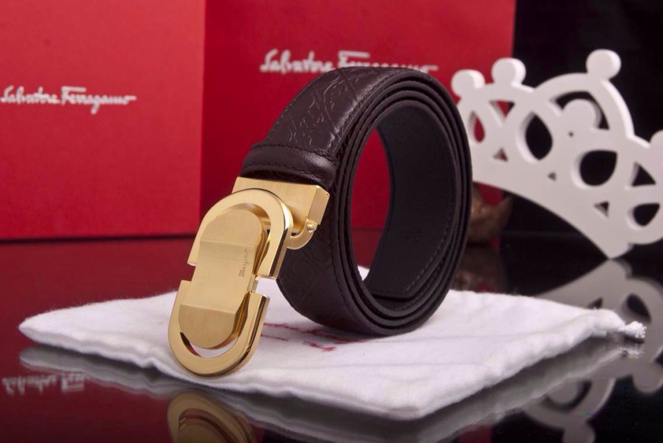 Super Perfect Quality Ferragamo Belts(100% Genuine Leather,steel Buckle)-450