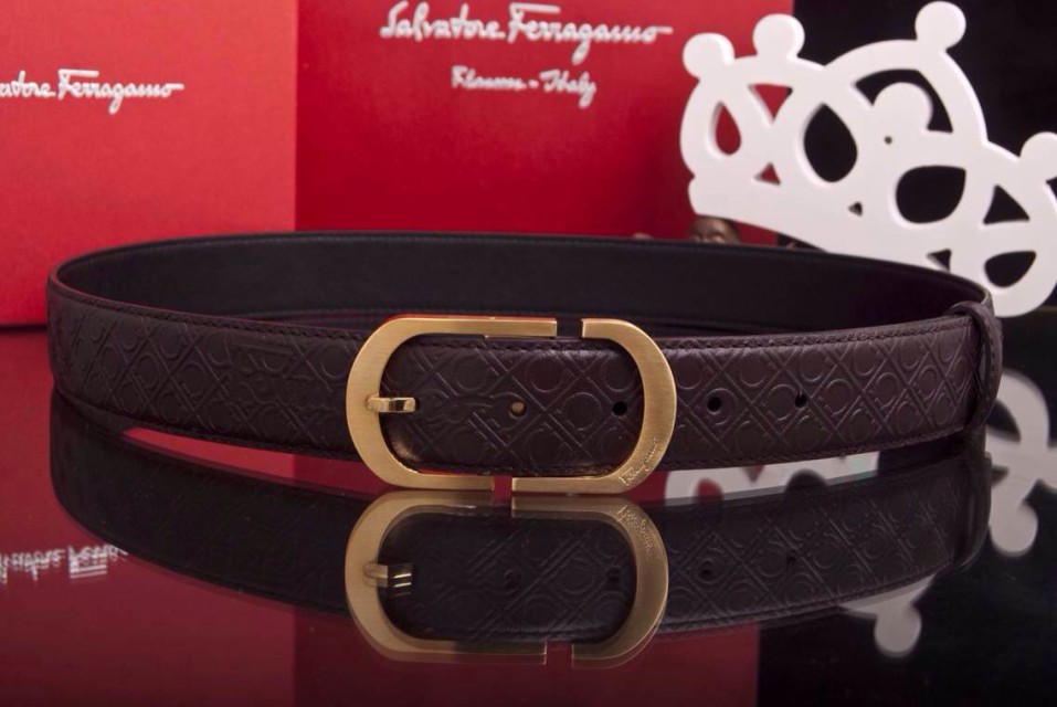 Super Perfect Quality Ferragamo Belts(100% Genuine Leather,steel Buckle)-458