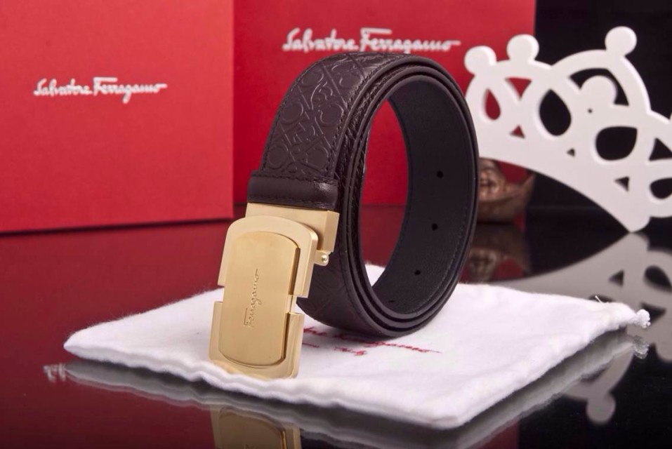 Super Perfect Quality Ferragamo Belts(100% Genuine Leather,steel Buckle)-471