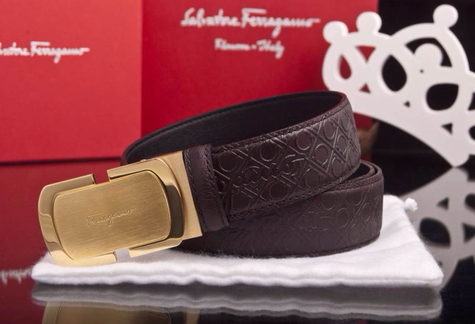 Super Perfect Quality Ferragamo Belts(100% Genuine Leather,steel Buckle)-473