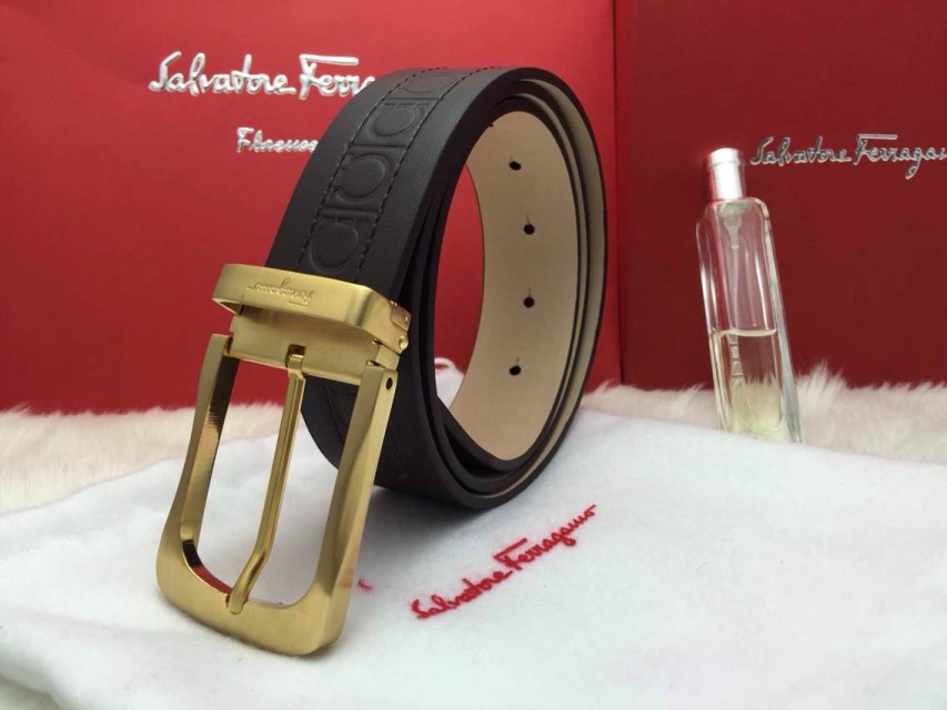 Super Perfect Quality Ferragamo Belts(100% Genuine Leather,steel Buckle)-476