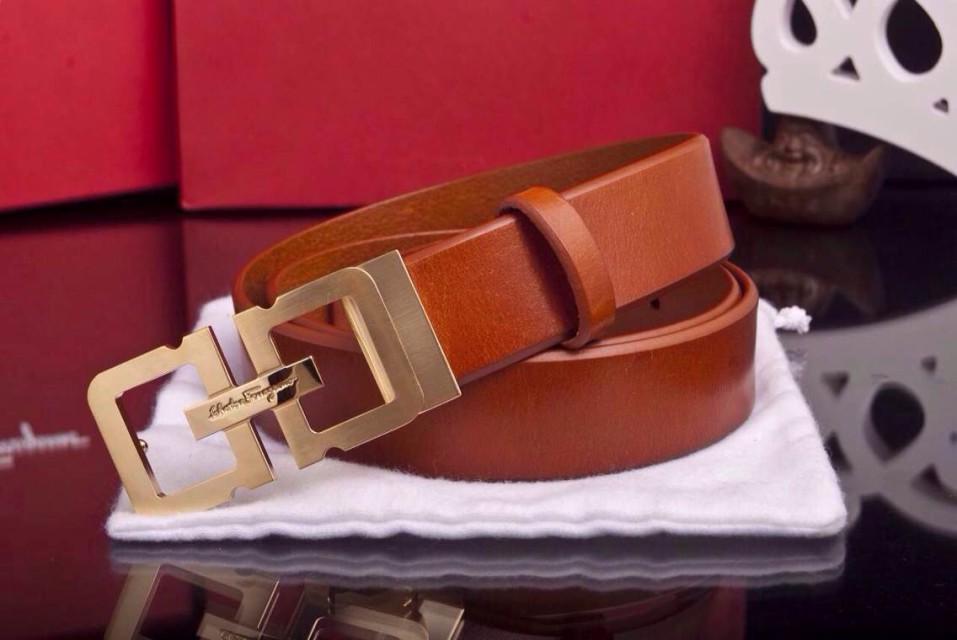 Super Perfect Quality Ferragamo Belts(100% Genuine Leather,steel Buckle)-483