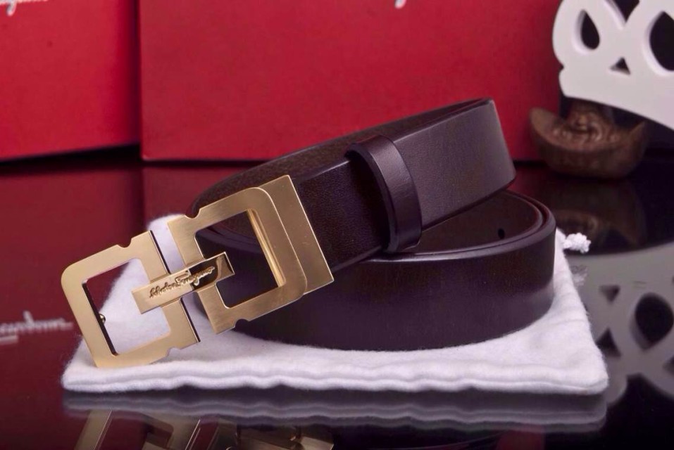 Super Perfect Quality Ferragamo Belts(100% Genuine Leather,steel Buckle)-485