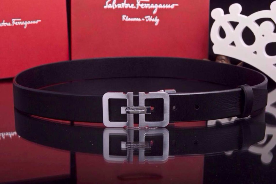 Super Perfect Quality Ferragamo Belts(100% Genuine Leather,steel Buckle)-486