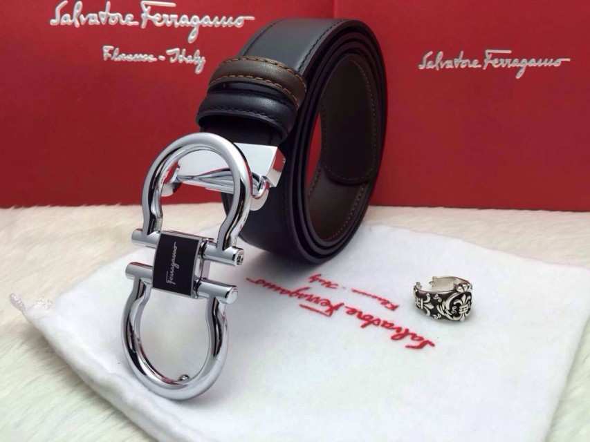 Super Perfect Quality Ferragamo Belts(100% Genuine Leather,steel Buckle)-494