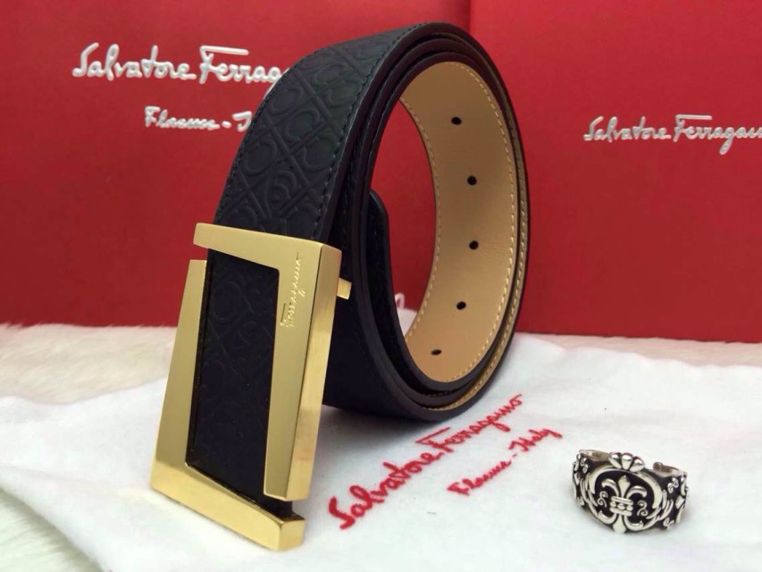 Super Perfect Quality Ferragamo Belts(100% Genuine Leather,steel Buckle)-498