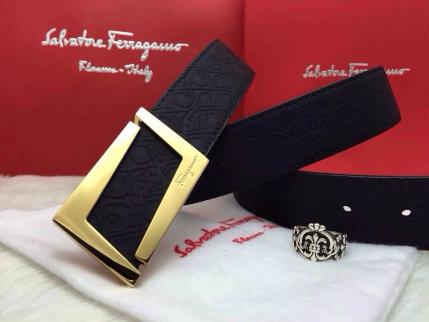 Super Perfect Quality Ferragamo Belts(100% Genuine Leather,steel Buckle)-499
