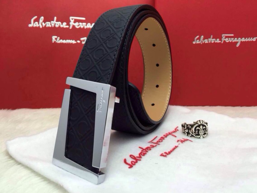 Super Perfect Quality Ferragamo Belts(100% Genuine Leather,steel Buckle)-501