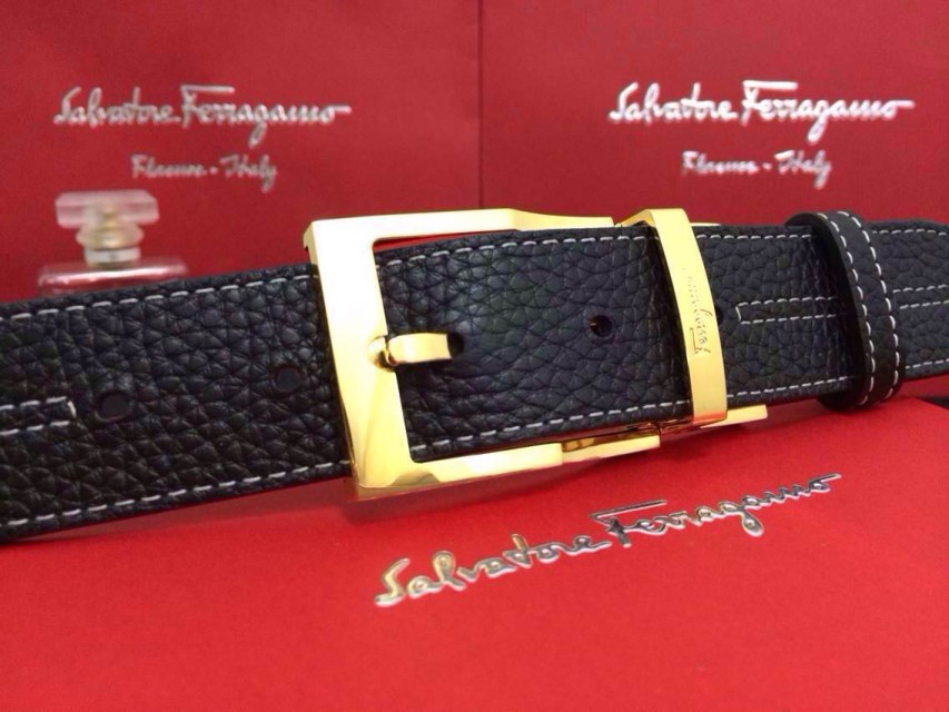 Super Perfect Quality Ferragamo Belts(100% Genuine Leather,steel Buckle)-519