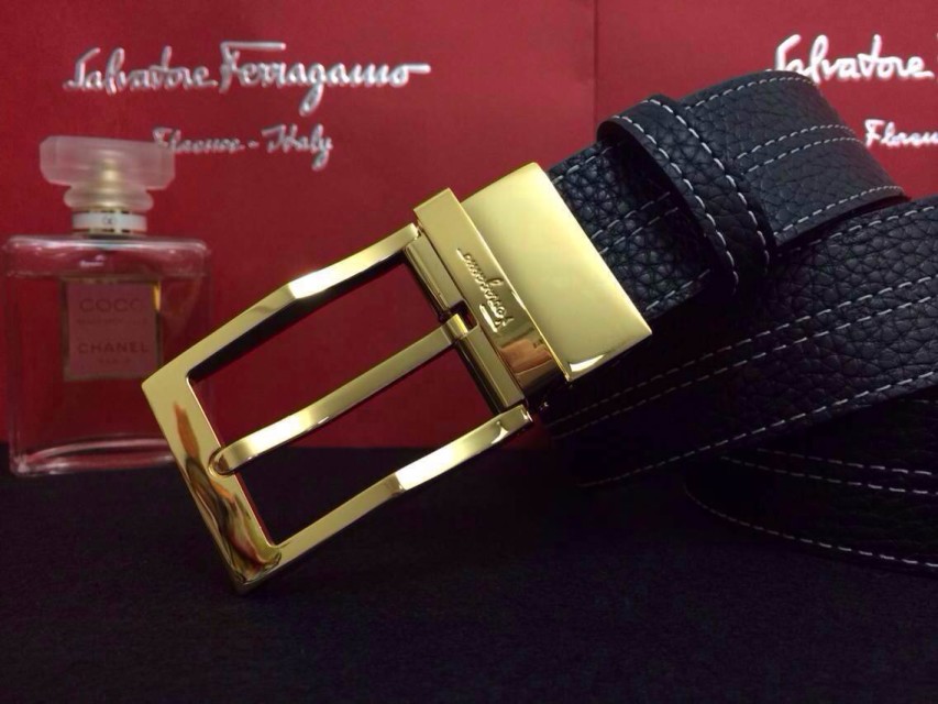 Super Perfect Quality Ferragamo Belts(100% Genuine Leather,steel Buckle)-520