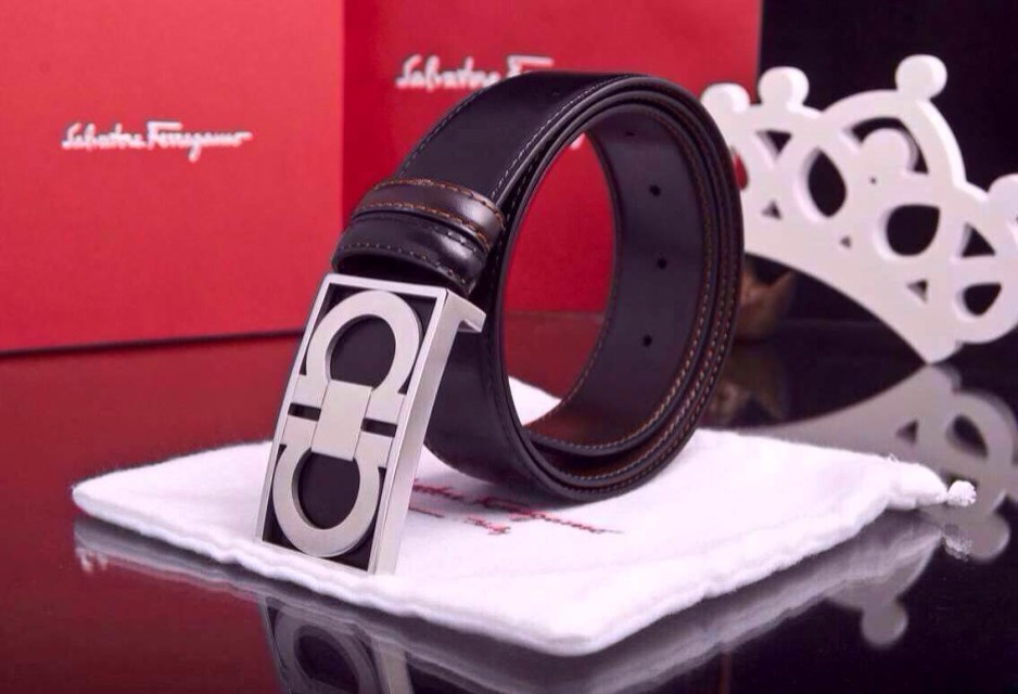 Super Perfect Quality Ferragamo Belts(100% Genuine Leather,steel Buckle)-523