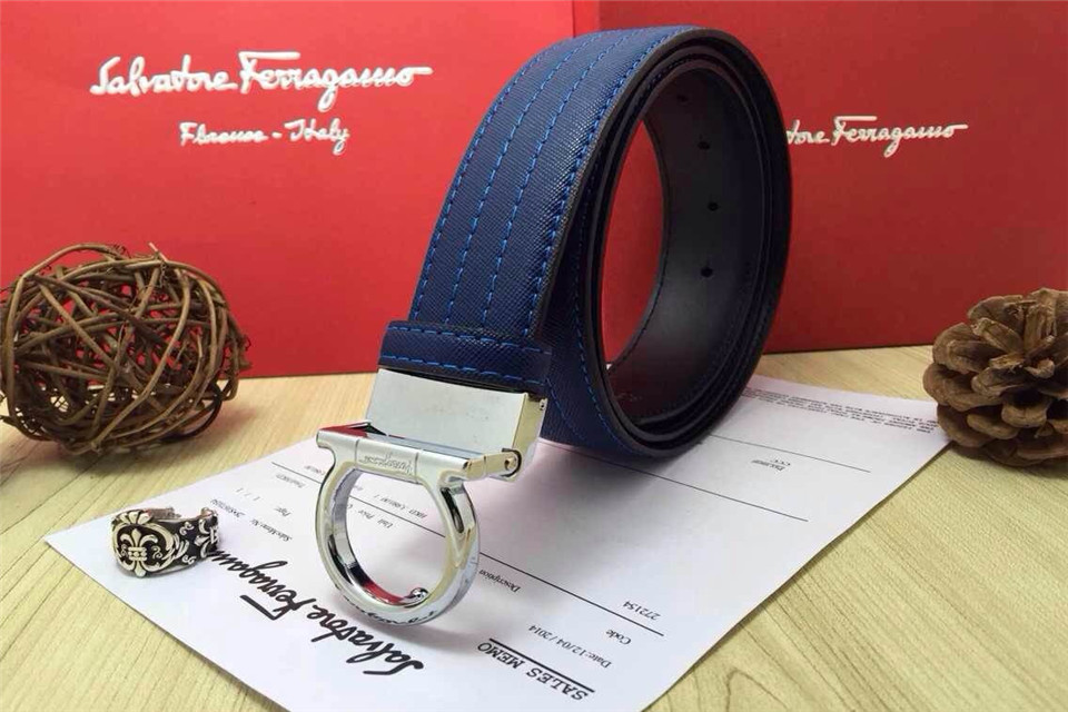Super Perfect Quality Ferragamo Belts(100% Genuine Leather,steel Buckle)-533