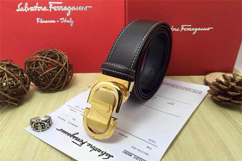 Super Perfect Quality Ferragamo Belts(100% Genuine Leather,steel Buckle)-543
