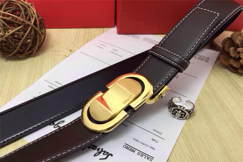 Super Perfect Quality Ferragamo Belts(100% Genuine Leather,steel Buckle)-545