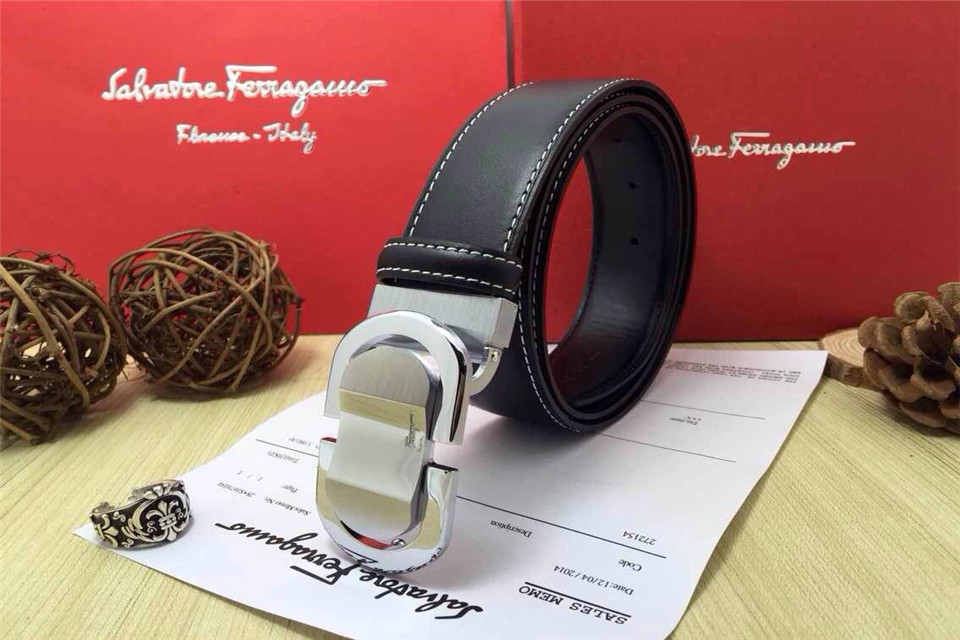 Super Perfect Quality Ferragamo Belts(100% Genuine Leather,steel Buckle)-546