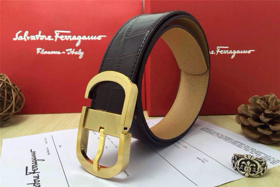 Super Perfect Quality Ferragamo Belts(100% Genuine Leather,steel Buckle)-549