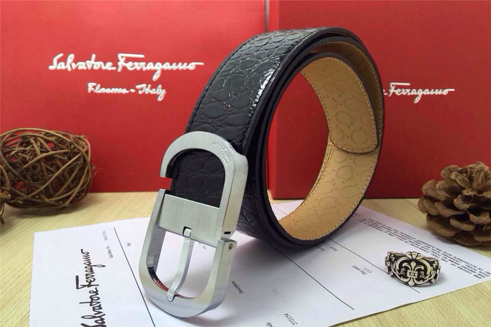 Super Perfect Quality Ferragamo Belts(100% Genuine Leather,steel Buckle)-552