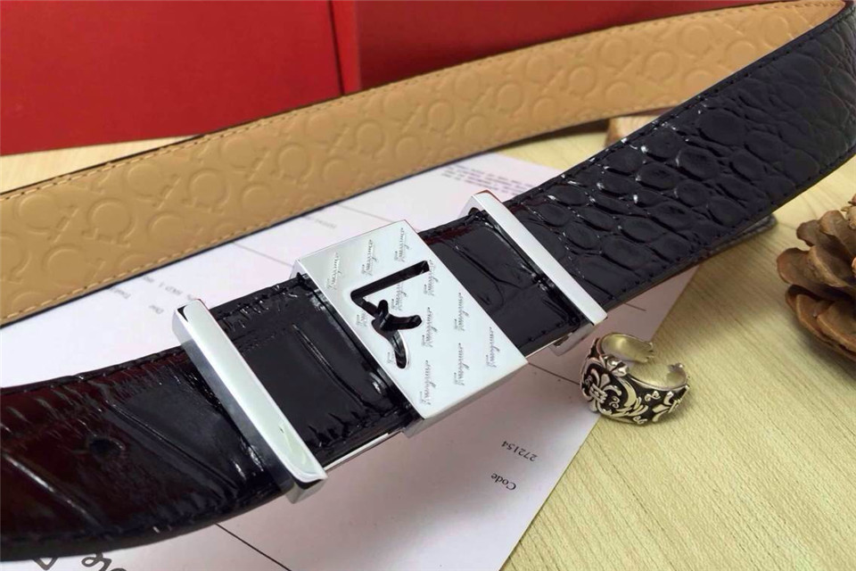 Super Perfect Quality Ferragamo Belts(100% Genuine Leather,steel Buckle)-560