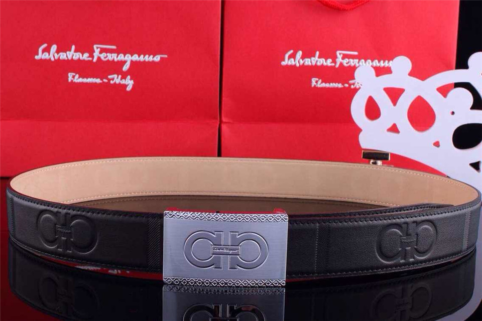 Super Perfect Quality Ferragamo Belts(100% Genuine Leather,steel Buckle)-571