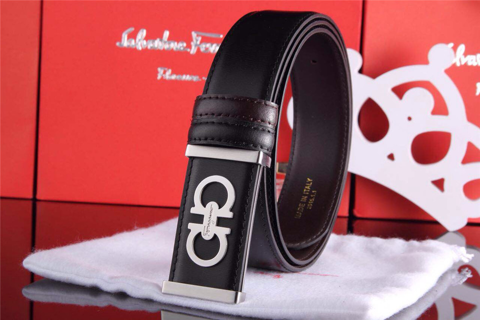 Super Perfect Quality Ferragamo Belts(100% Genuine Leather,steel Buckle)-573