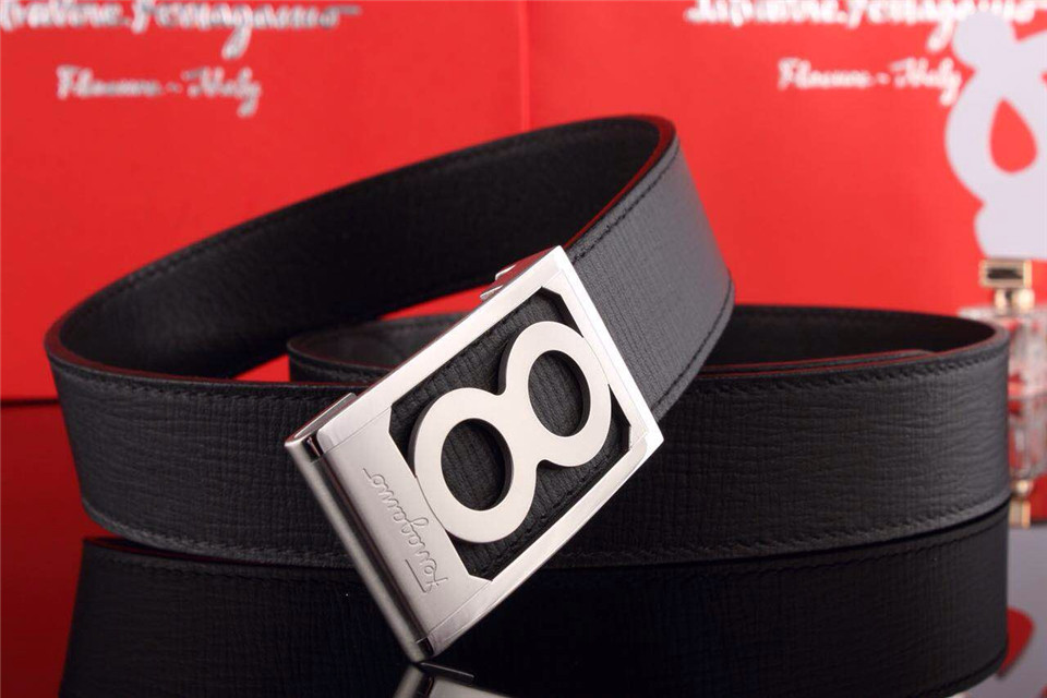 Super Perfect Quality Ferragamo Belts(100% Genuine Leather,steel Buckle)-580