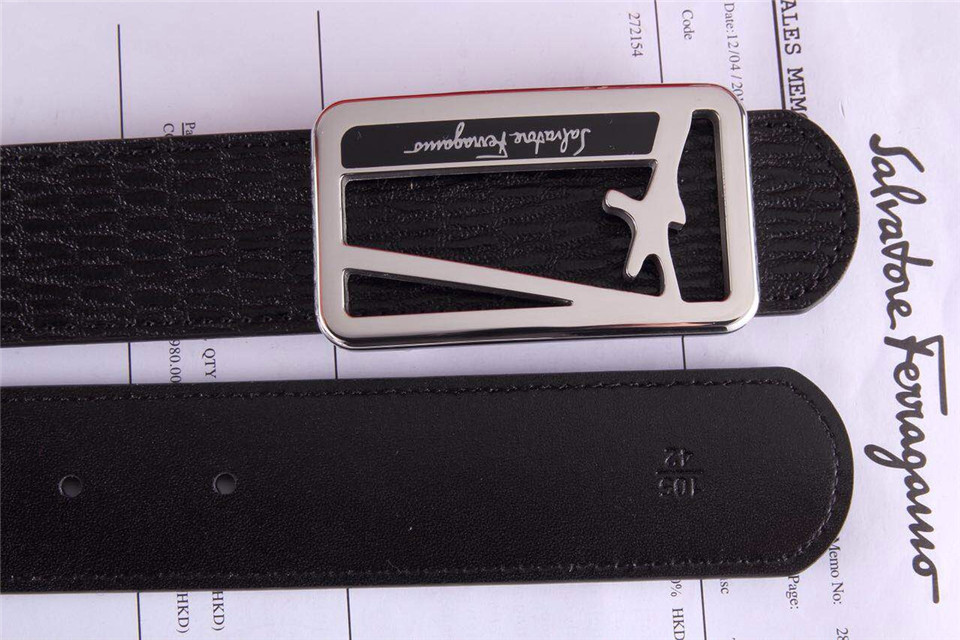 Super Perfect Quality Ferragamo Belts(100% Genuine Leather,steel Buckle)-588