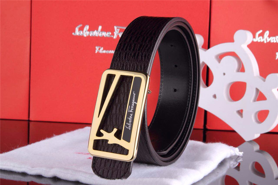 Super Perfect Quality Ferragamo Belts(100% Genuine Leather,steel Buckle)-589