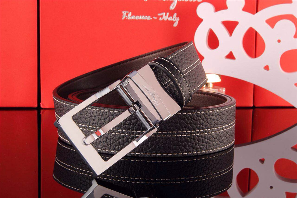 Super Perfect Quality Ferragamo Belts(100% Genuine Leather,steel Buckle)-593