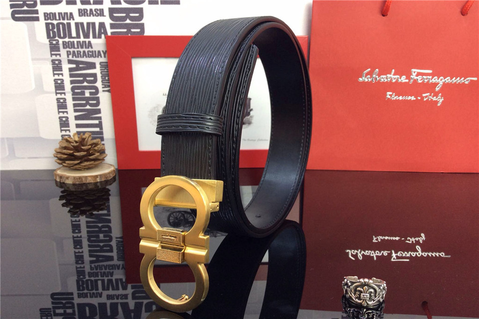 Super Perfect Quality Ferragamo Belts(100% Genuine Leather,steel Buckle)-600