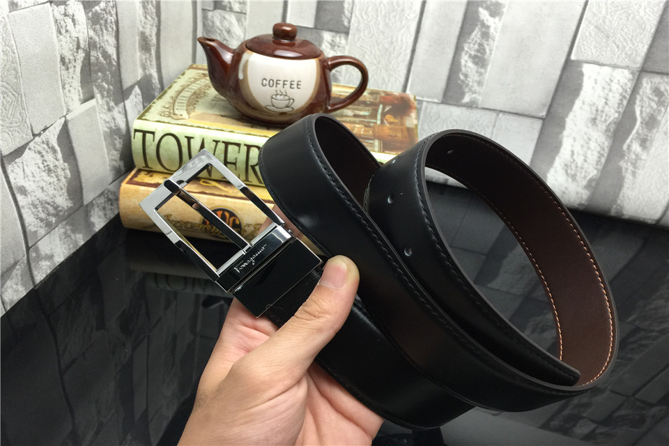 Super Perfect Quality Ferragamo Belts(100% Genuine Leather,steel Buckle)-616